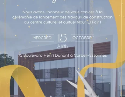 Retour sur la cérémonie de lancement des travaux du Centre Nour El Fajr